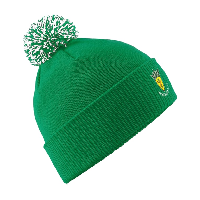 Snowstar Beanie - Emerald/White